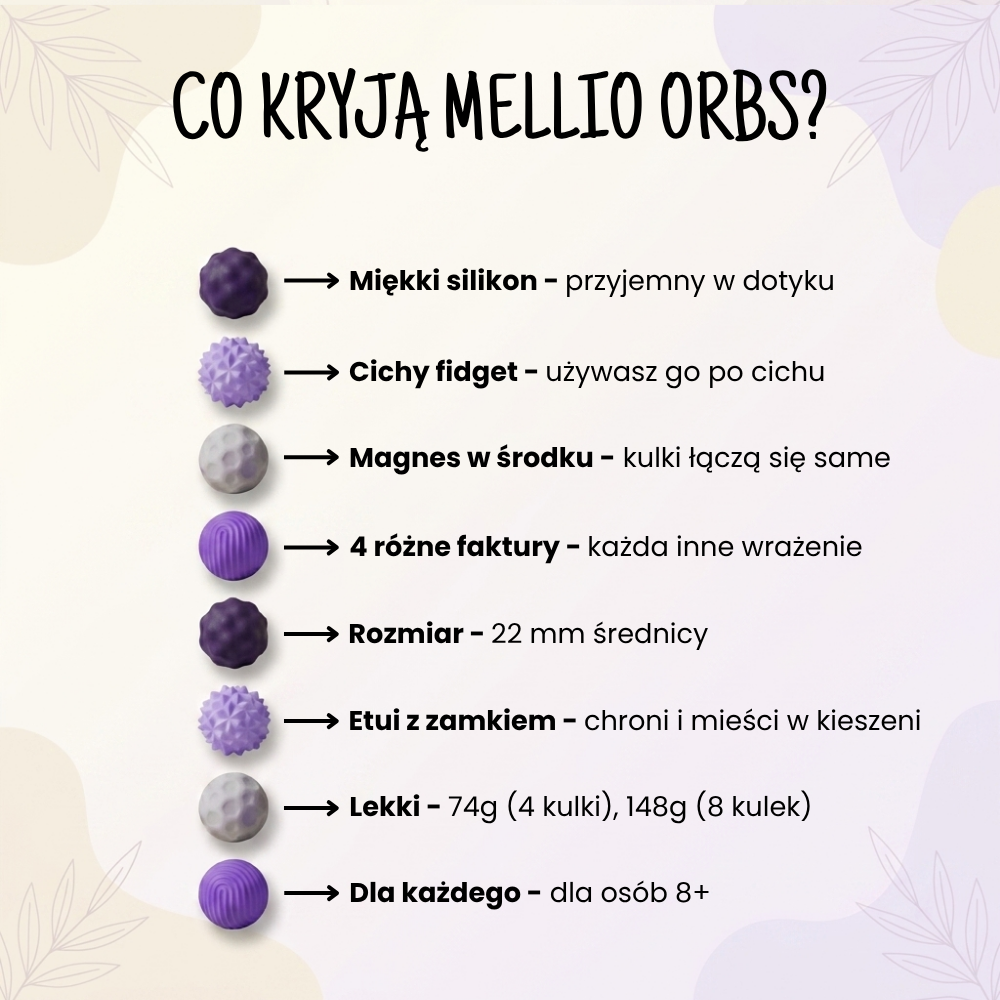 Mellio ORBS - Antystresowe Kulki Magnetyczne